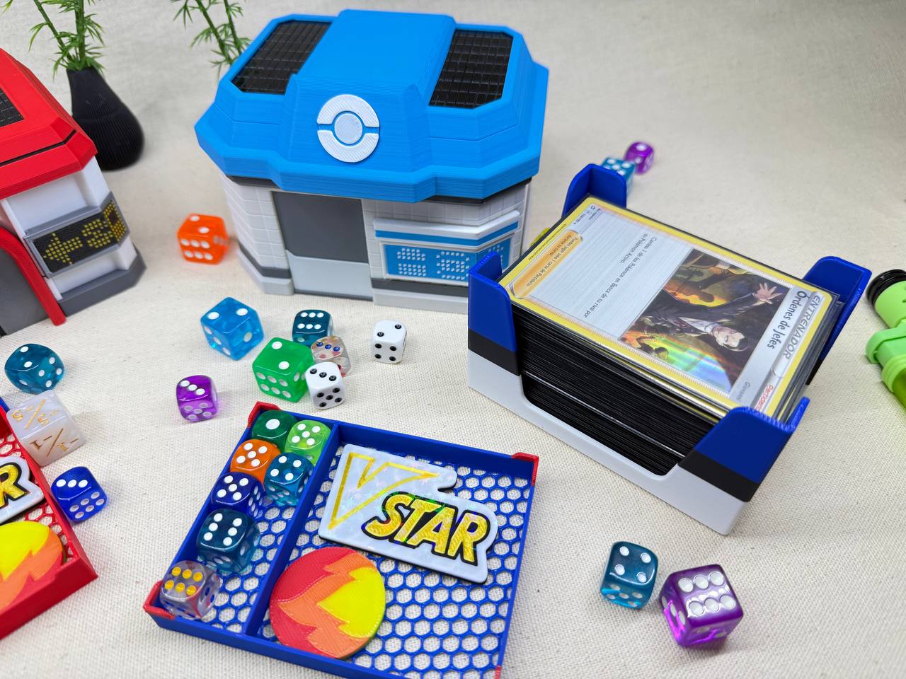 Caja para cartas decorativa TCG - Centro de salud publica