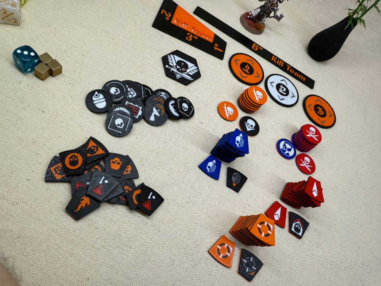 Fichas Deluxe Escaramuza Futurista 3.0