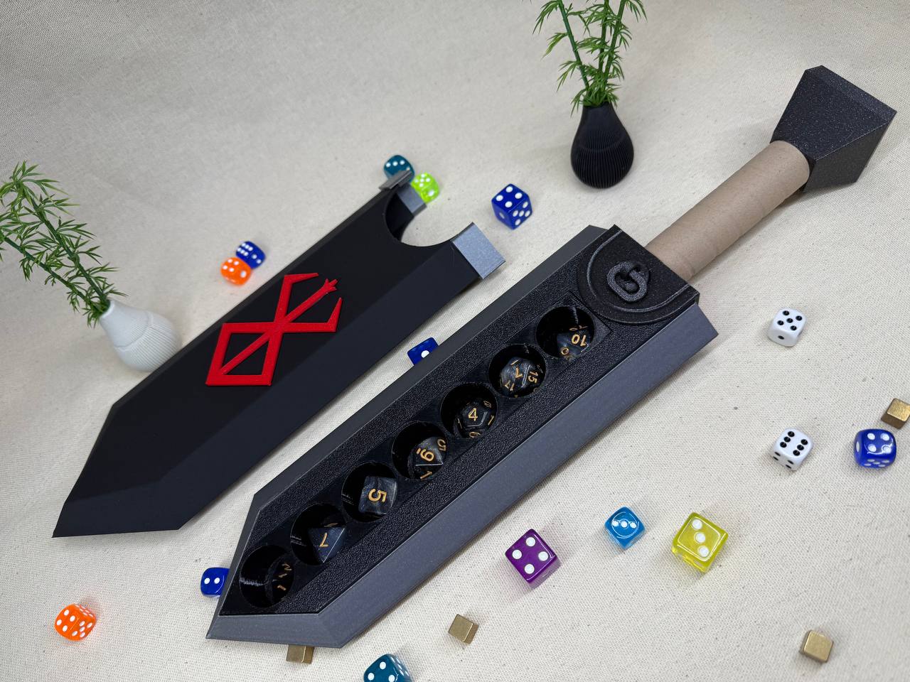 Caja para dados de Rol - Espada de Dragon