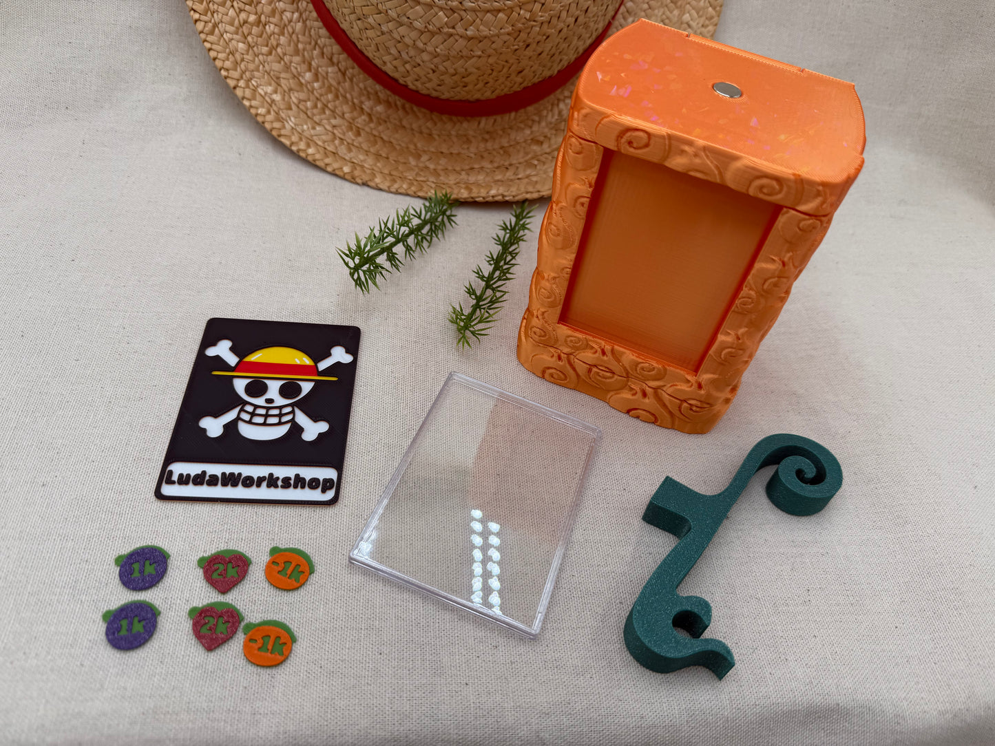 Caja para cartas decorativa TCG - Frutas de colores