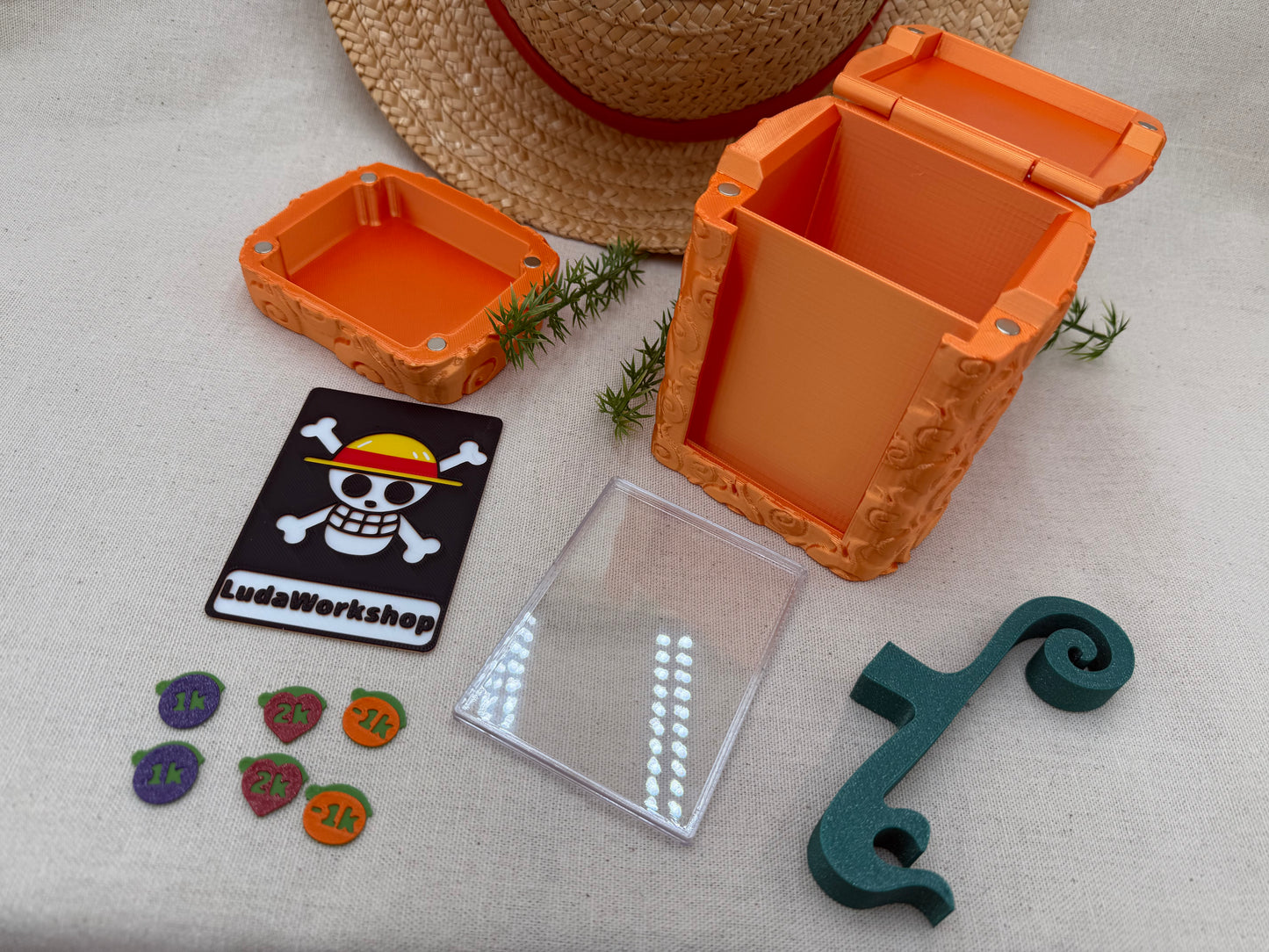 Caja para cartas decorativa TCG - Frutas de colores