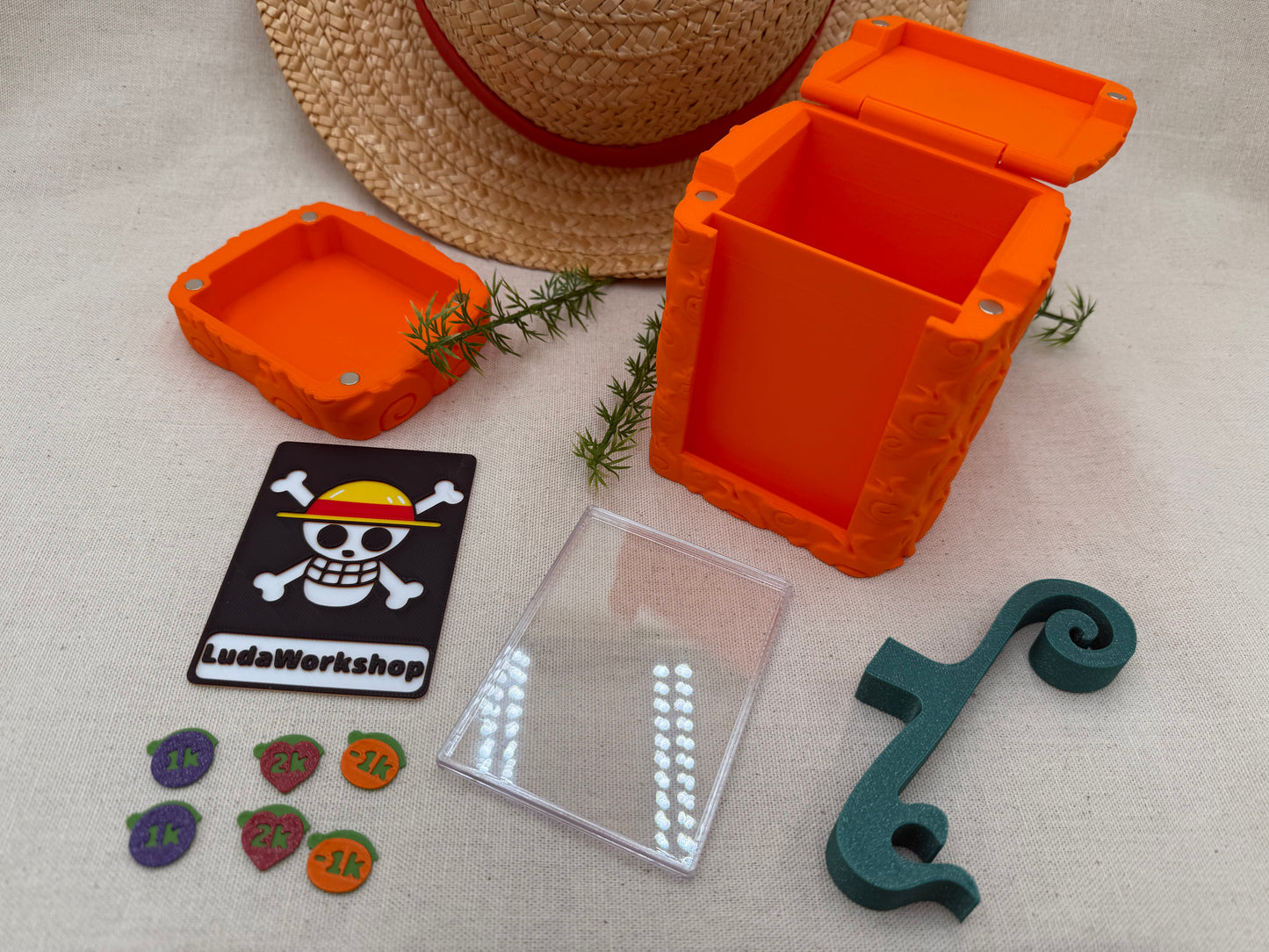 Caja para cartas decorativa TCG - Frutas de colores