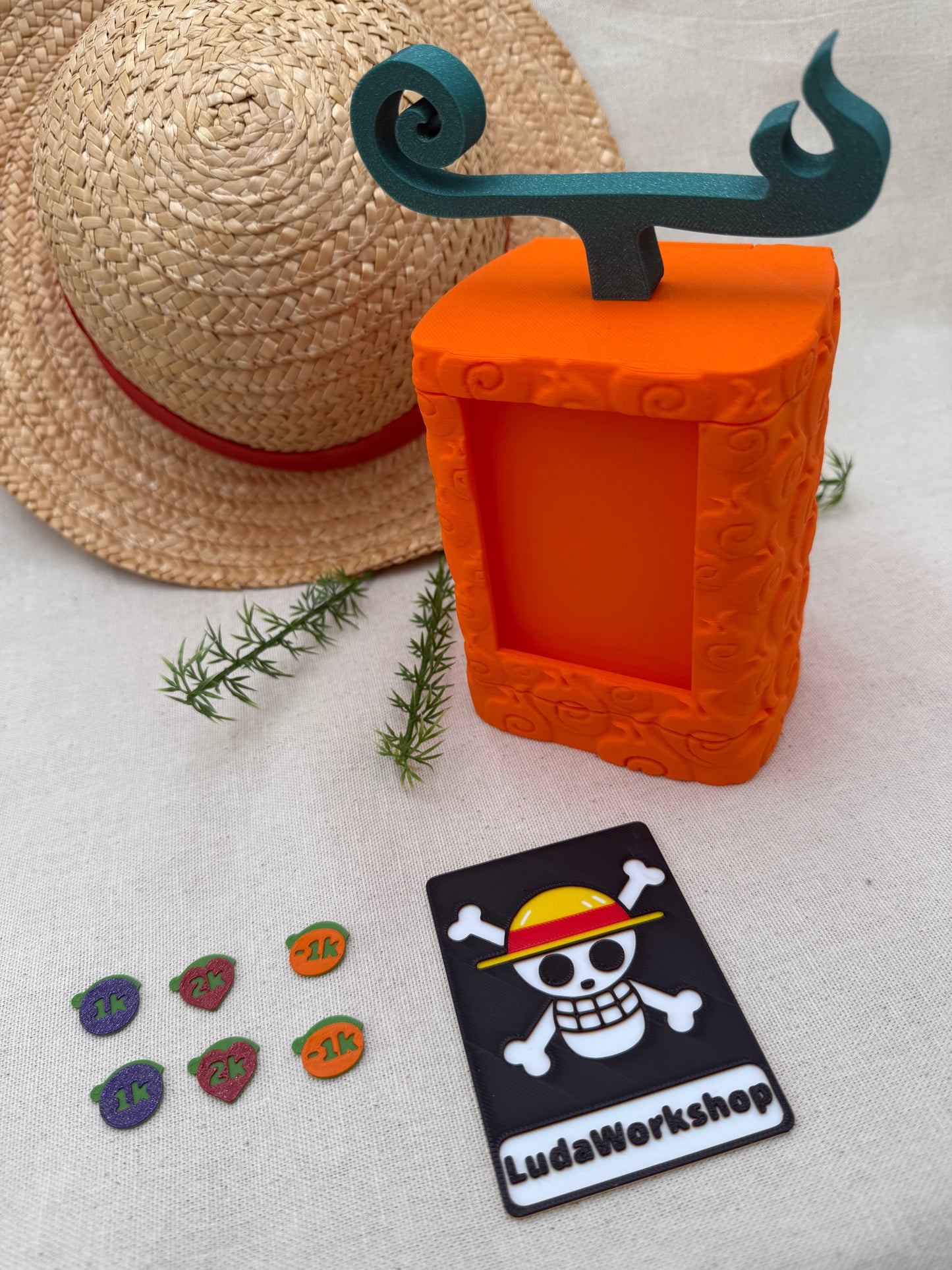Caja para cartas decorativa TCG - Frutas de colores