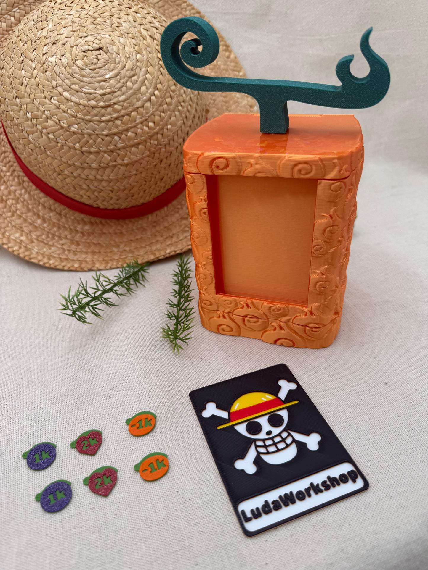 Caja para cartas decorativa TCG - Frutas de colores