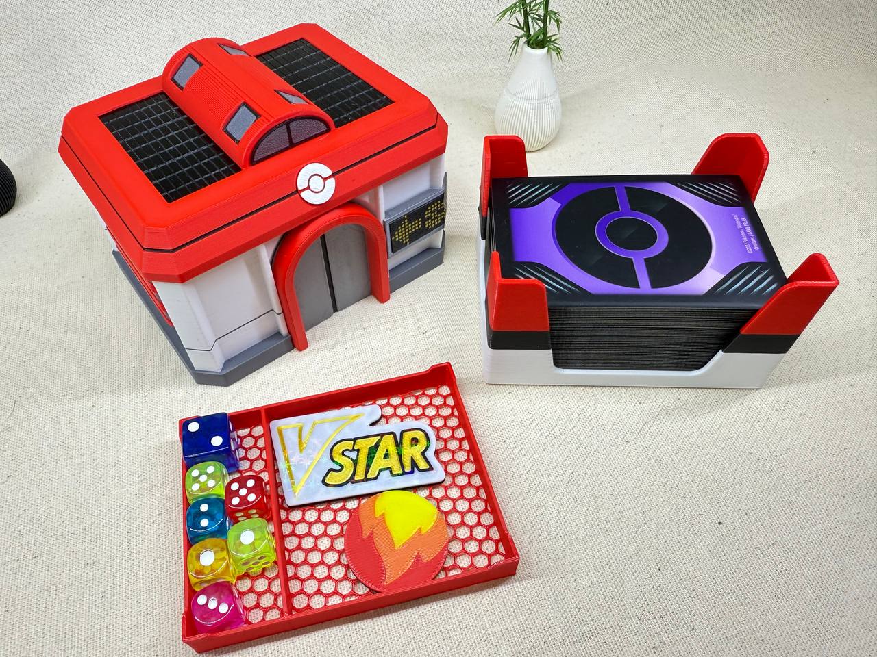 Caja para cartas decorativa TCG - Centro de salud publica