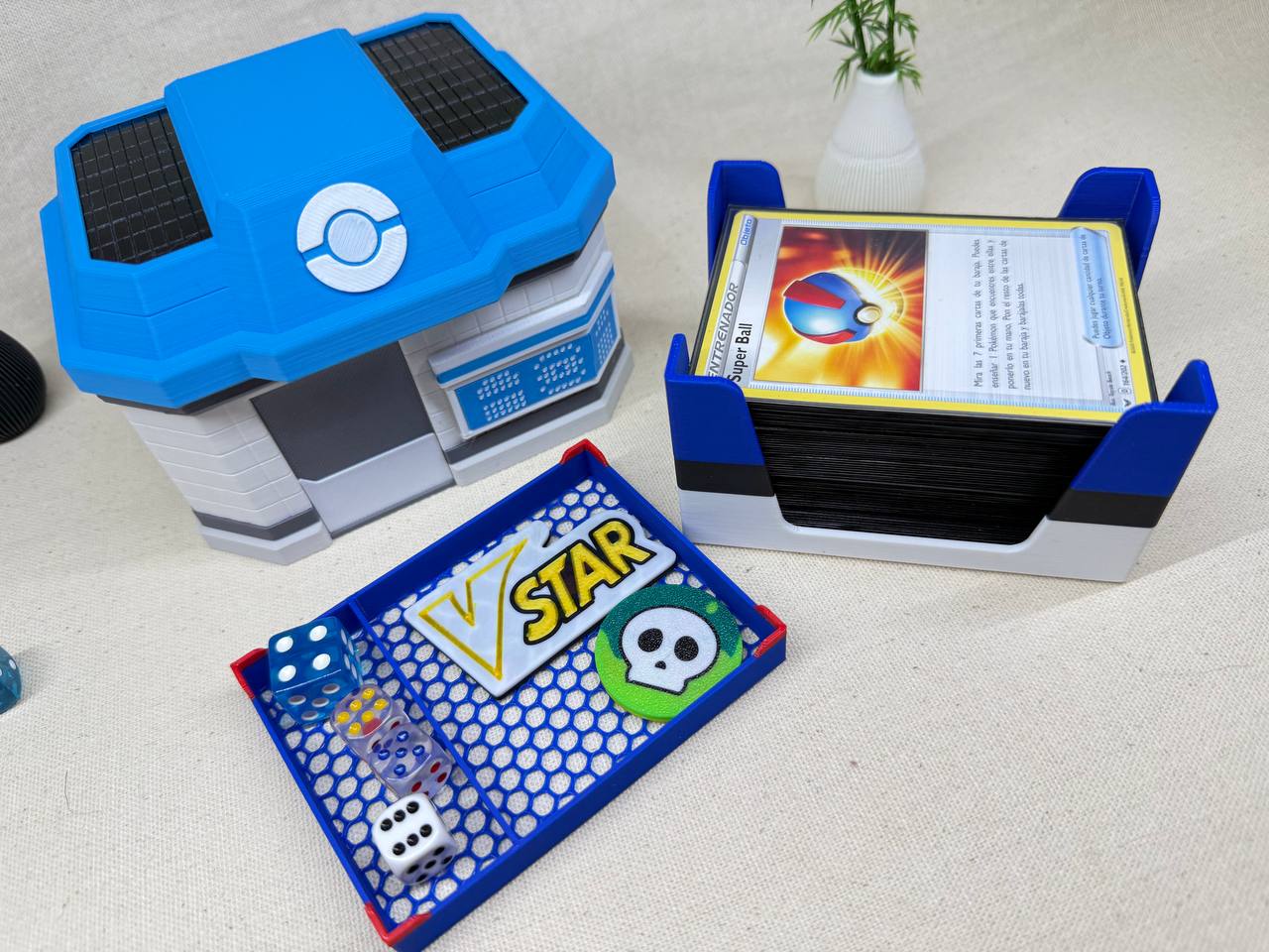 Caja para cartas decorativa TCG - Centro de salud publica