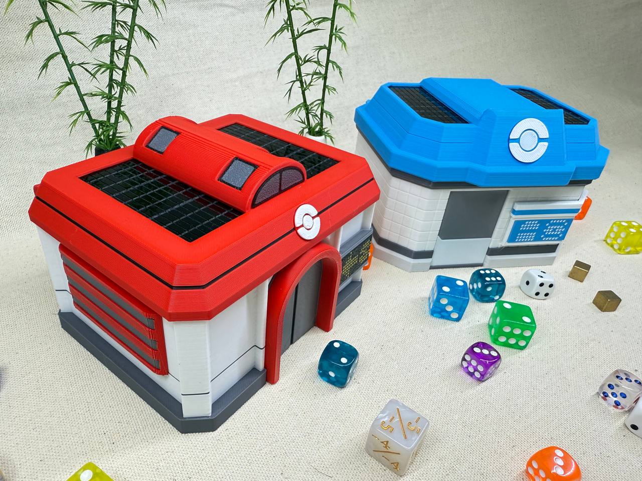 Caja para cartas decorativa TCG - Centro de salud publica