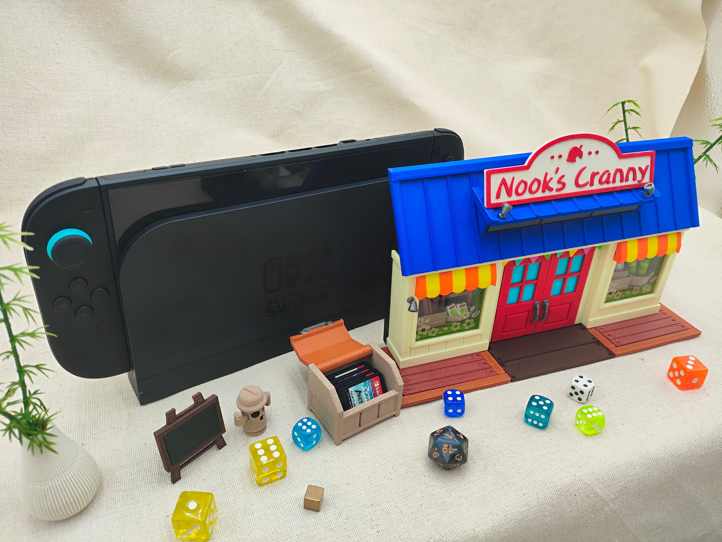 Tiendecita de Animales - Protector decorativo para base de consola normal/Oled