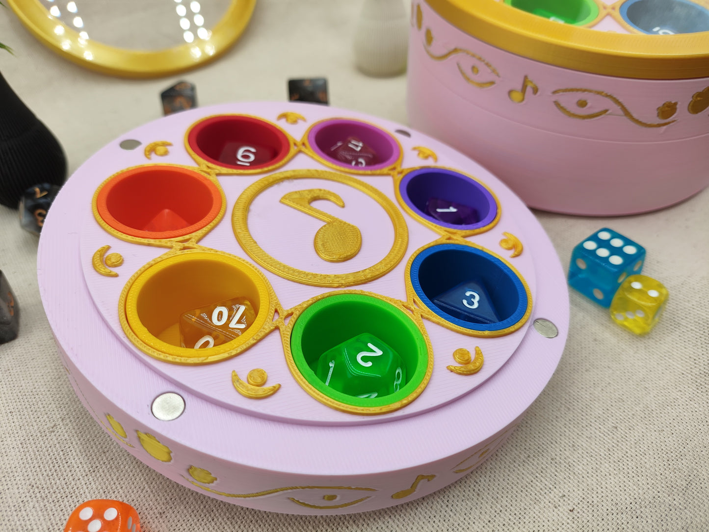 Caja para dados de Rol - Chica Magica Musical