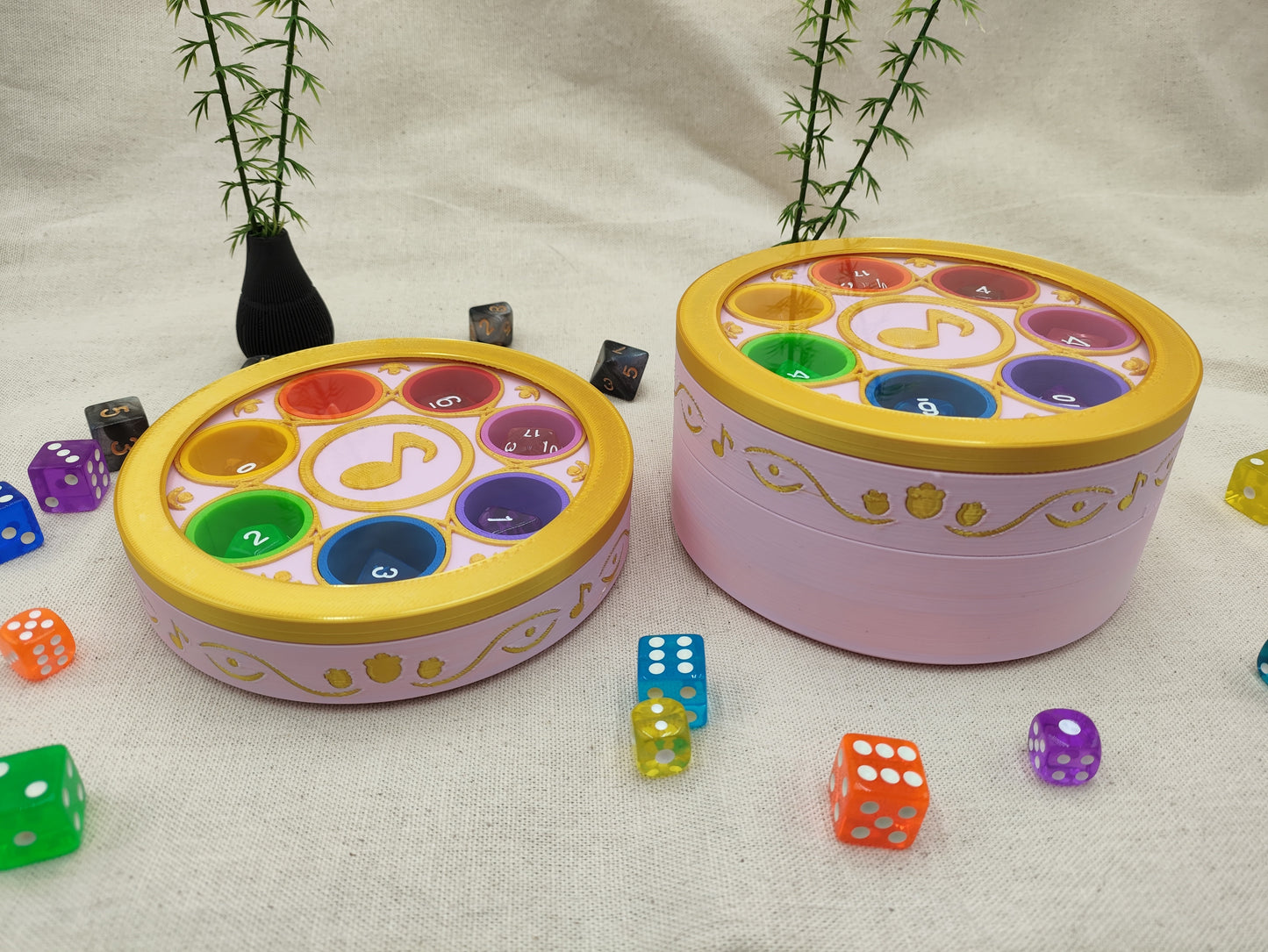 Caja para dados de Rol - Chica Magica Musical