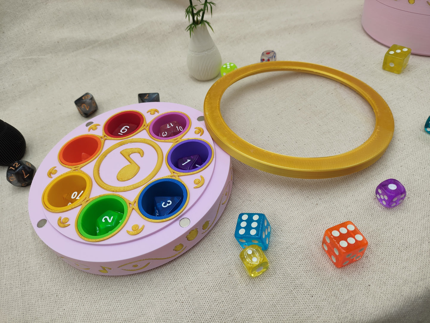 Caja para dados de Rol - Chica Magica Musical
