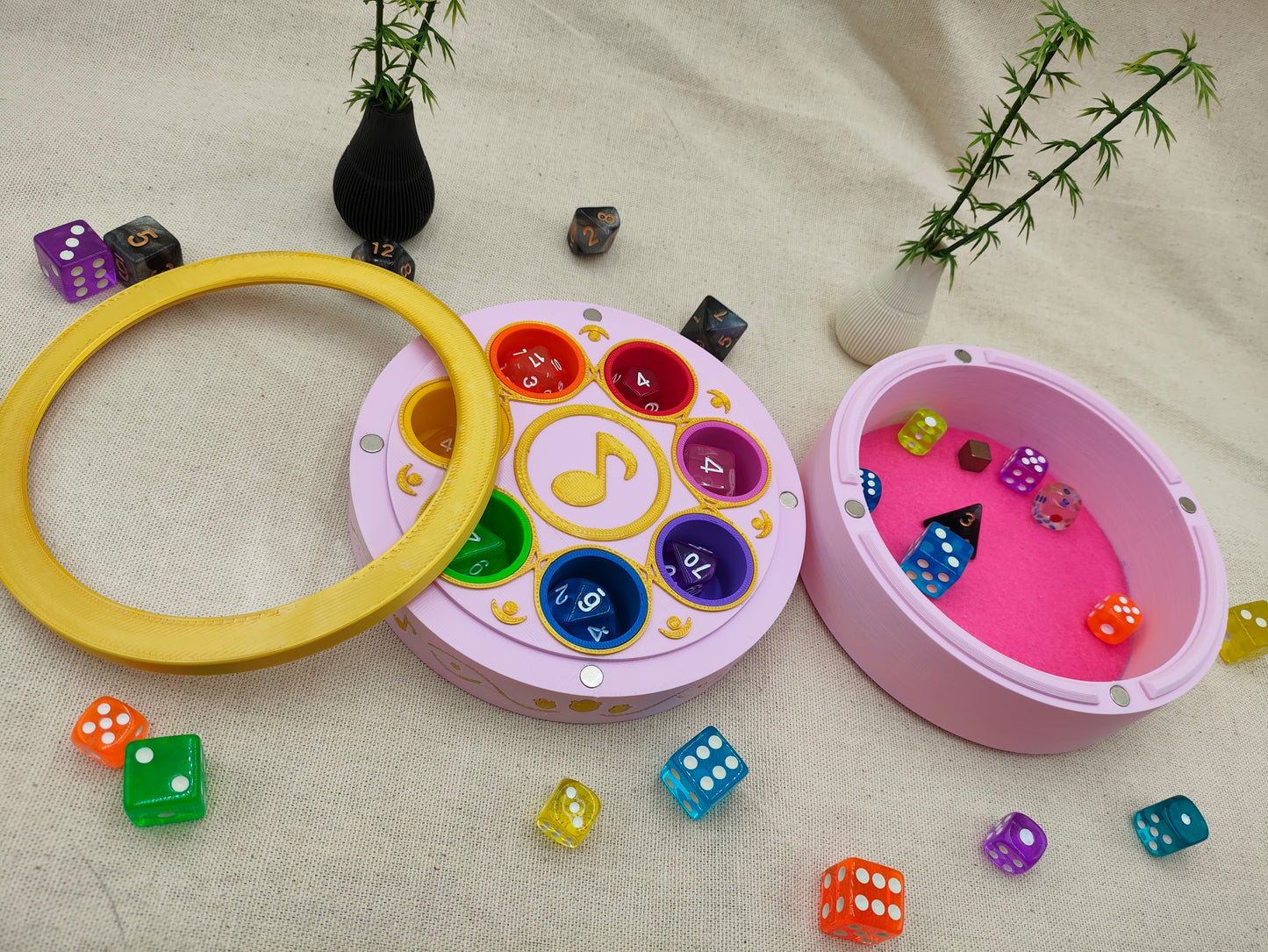 Caja para dados de Rol - Chica Magica Musical