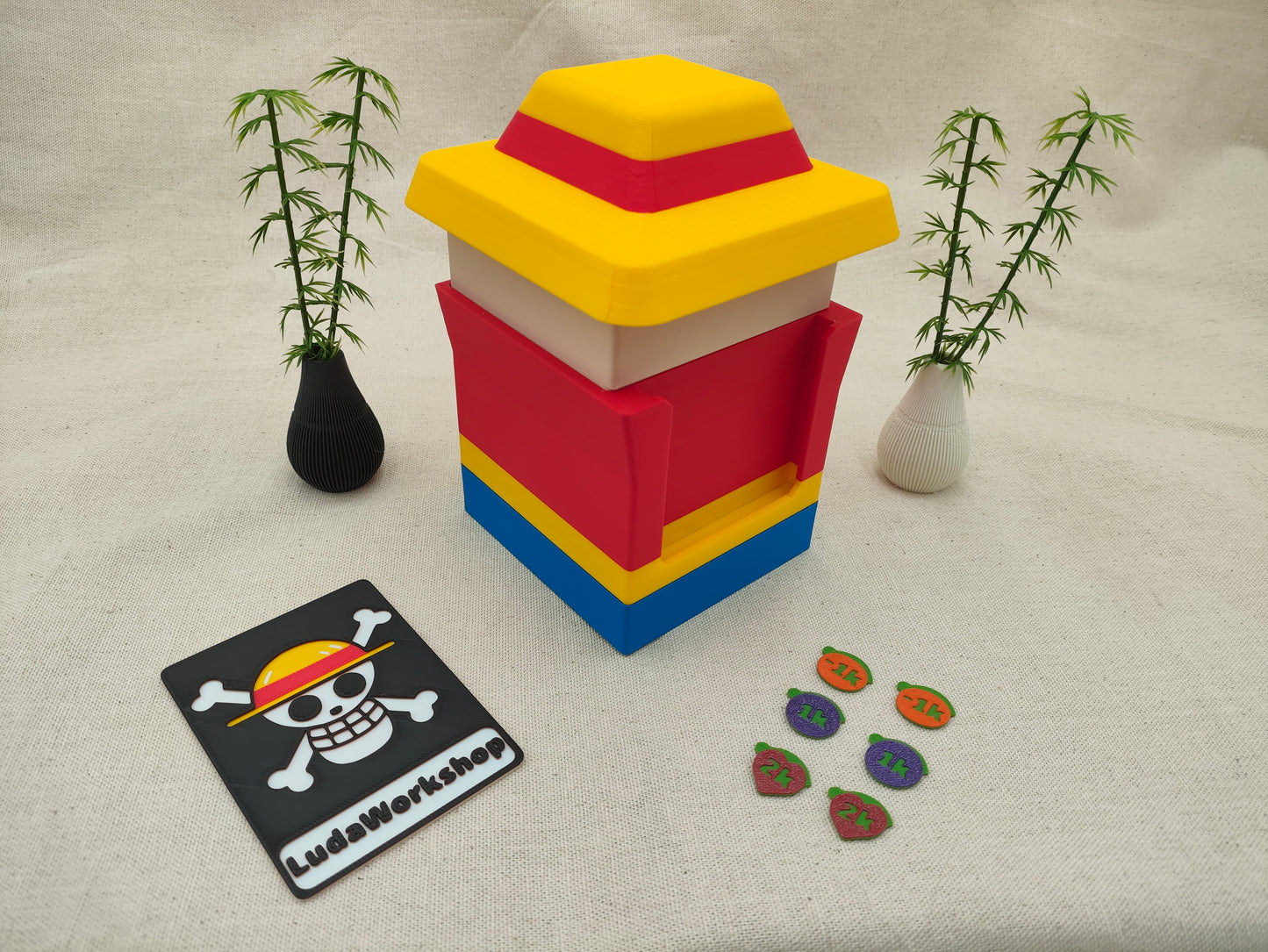 Caja para cartas decorativa TCG - Pirata con Gorro