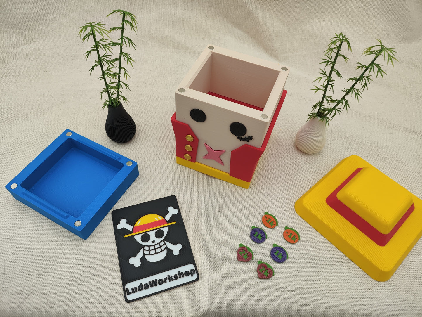 Caja para cartas decorativa TCG - Pirata con Gorro