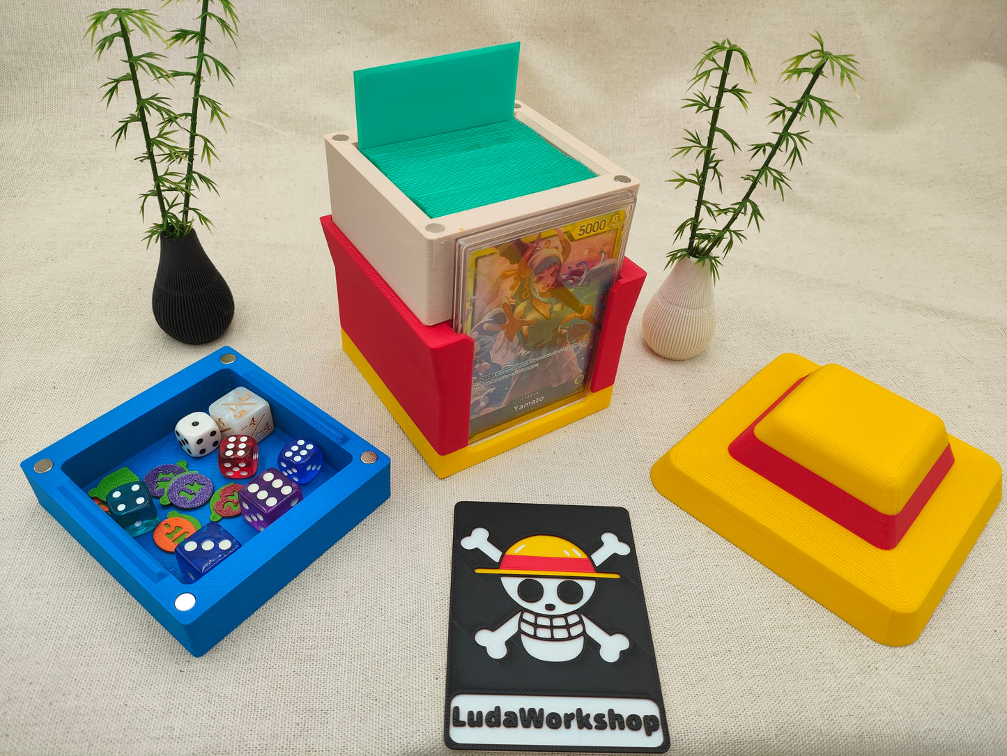 Caja para cartas decorativa TCG - Pirata con Gorro