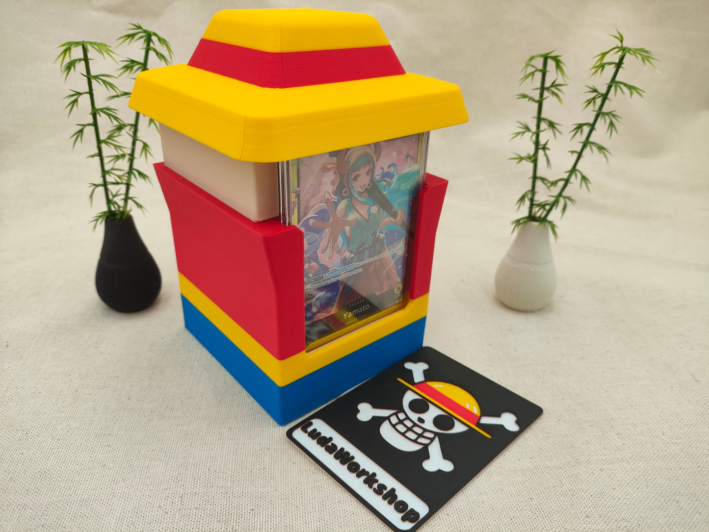 Caja para cartas decorativa TCG - Pirata con Gorro
