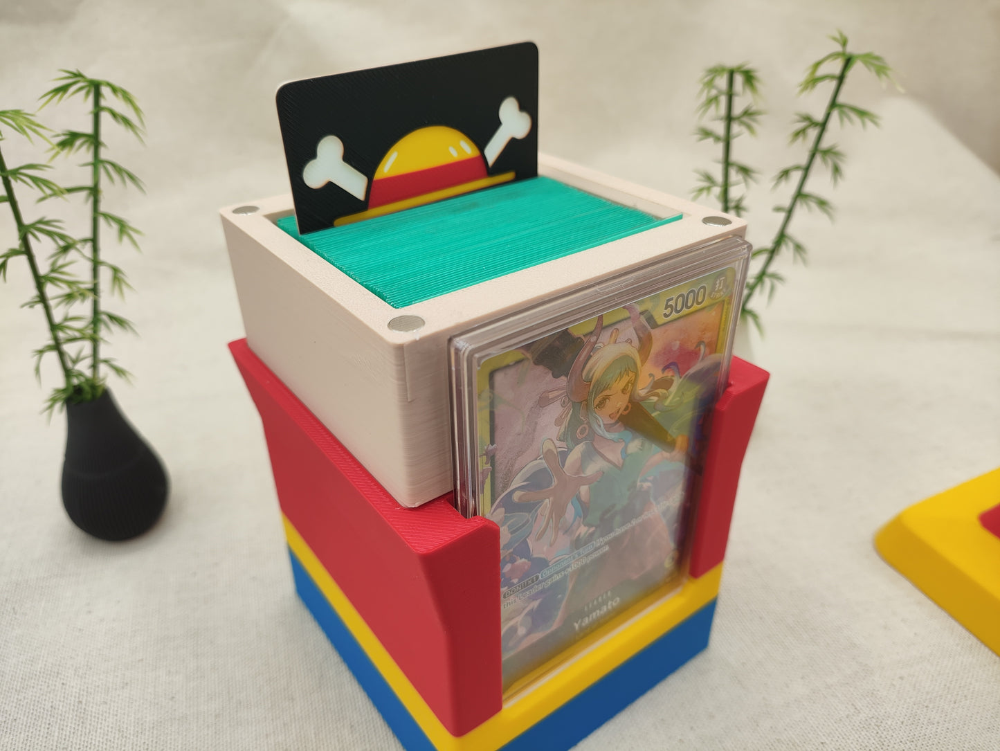 Caja para cartas decorativa TCG - Pirata con Gorro