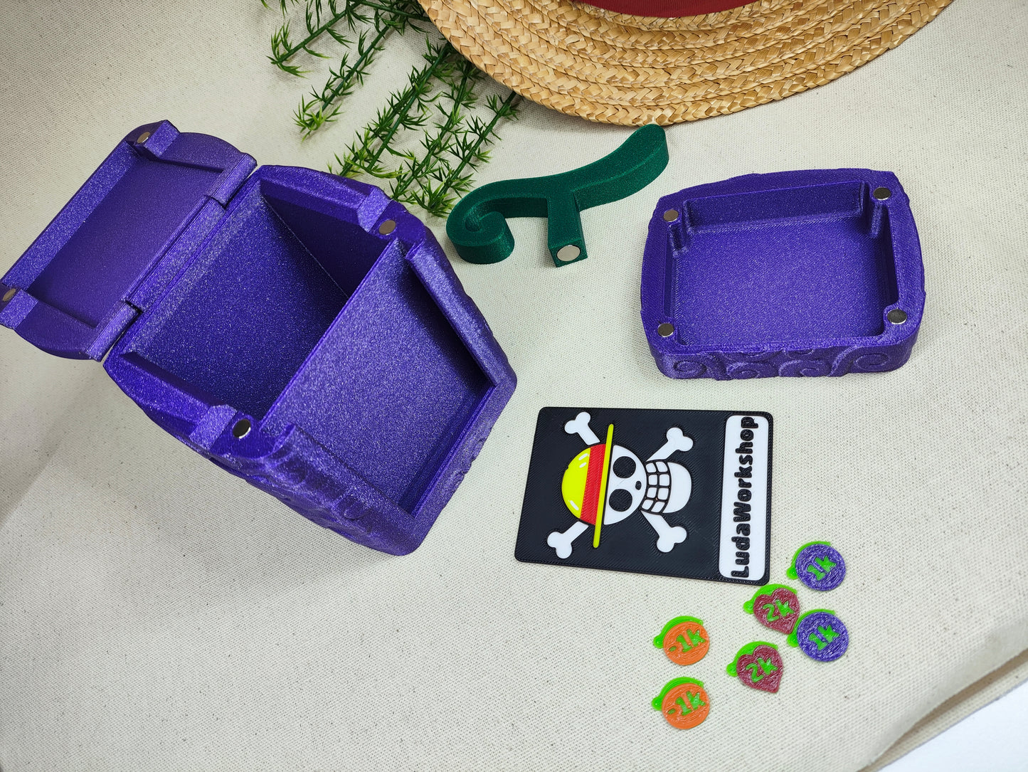 Caja para cartas decorativa TCG - Frutas de colores