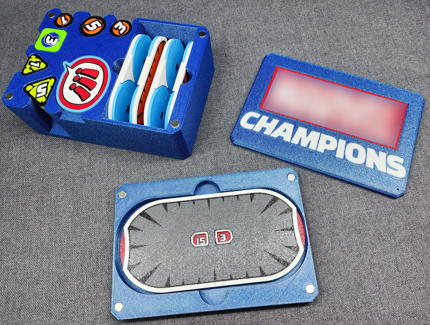 Set completo Fichas y Caja - Maravillosos Campeones