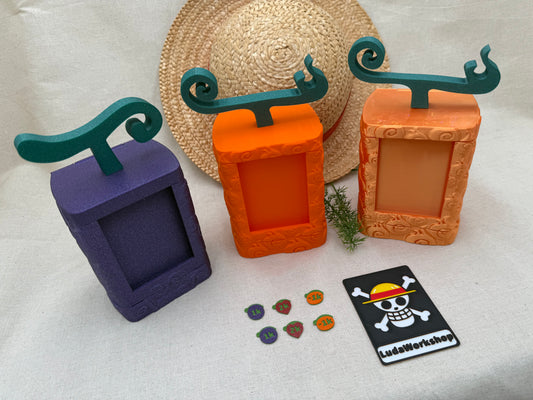 Caja para cartas decorativa TCG - Frutas de colores