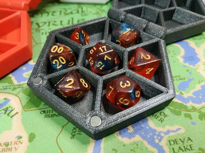 Caja D20 para dados de Rol