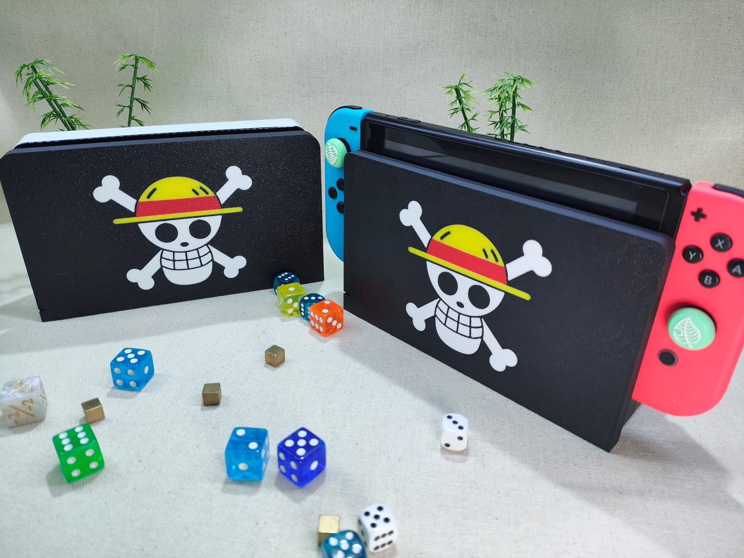 Pirata Bandera - Protector decorativo para base de Consola normal/Oled