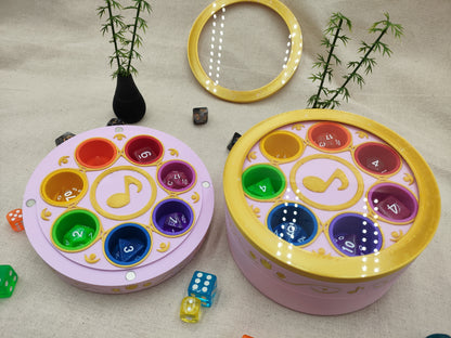 Caja para dados de Rol - Chica Magica Musical