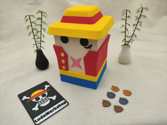 Caja para cartas decorativa TCG - Pirata con Gorro