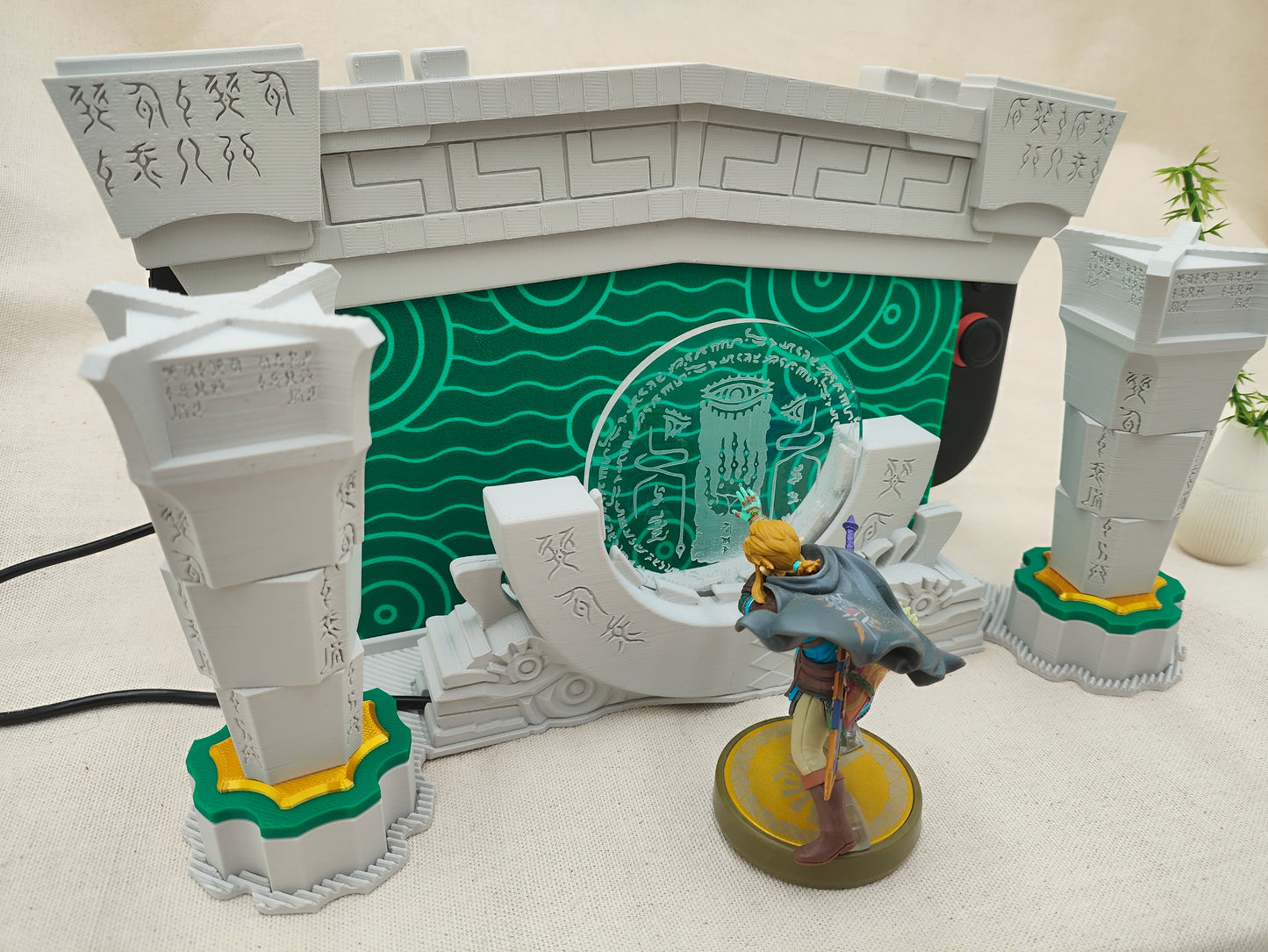 Templo con Luz - Protector decorativo para base de Consola normal/Oled/2