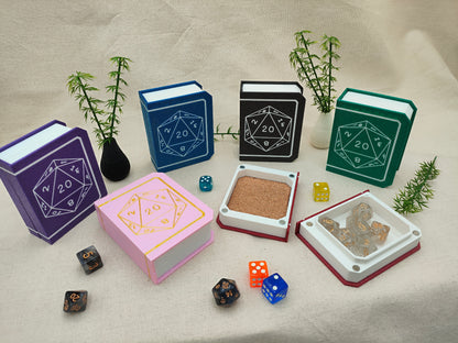 Caja Libro personalizable para dados de Rol