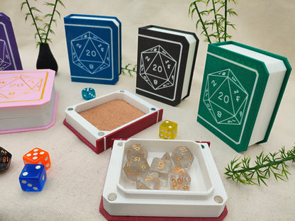 Caja Libro personalizable para dados de Rol