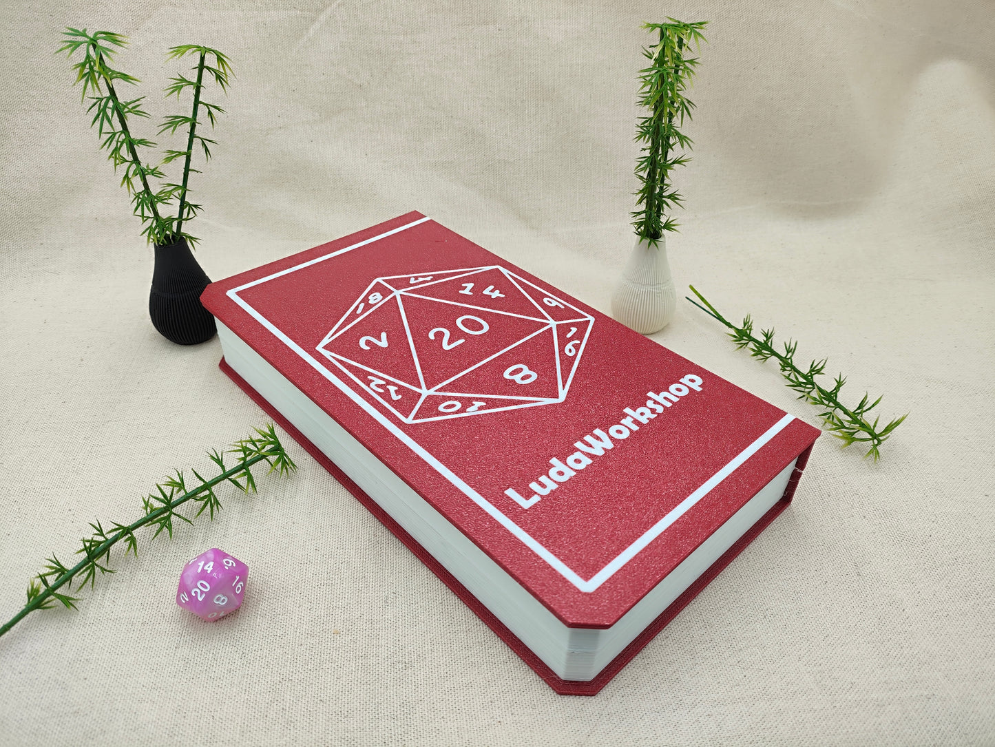 Caja Libro XXL personalizable para dados de Rol