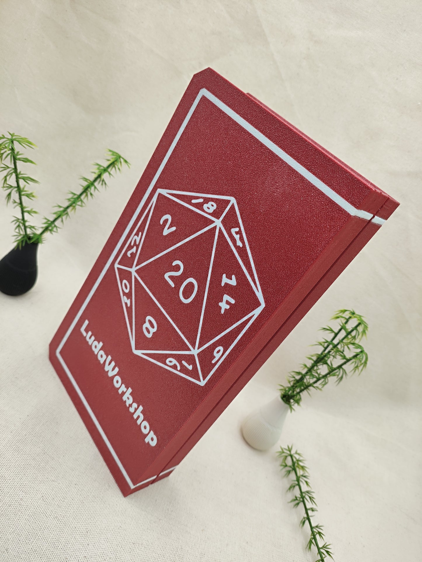 Caja Libro XXL personalizable para dados de Rol