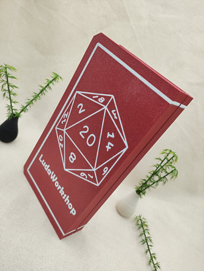 Caja Libro XXL personalizable para dados de Rol