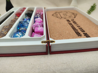Caja Libro XXL personalizable para dados de Rol