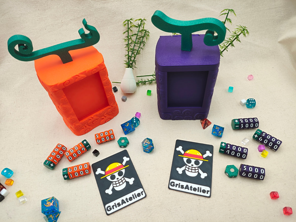 Caja para cartas decorativa TCG - Frutas de colores