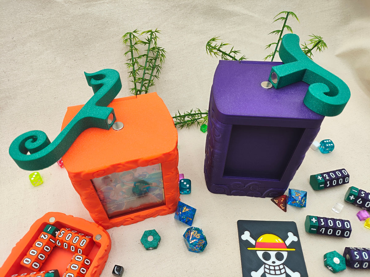 Caja para cartas decorativa TCG - Frutas de colores