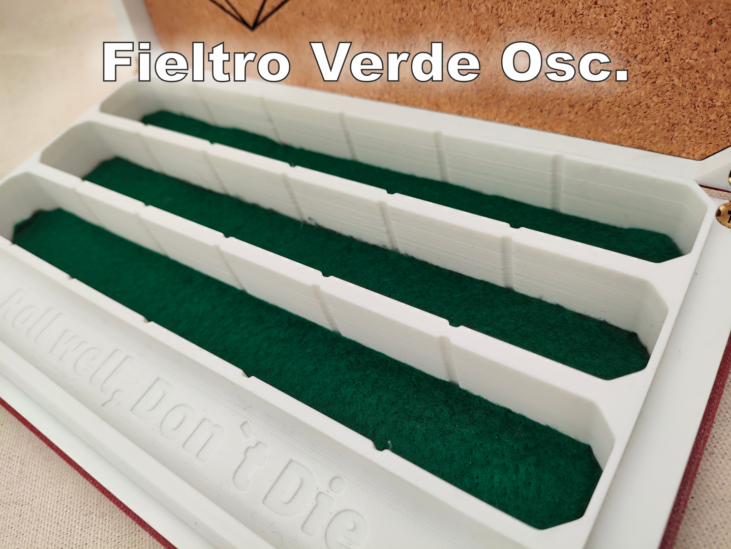 Caja Libro XXL personalizable para dados de Rol