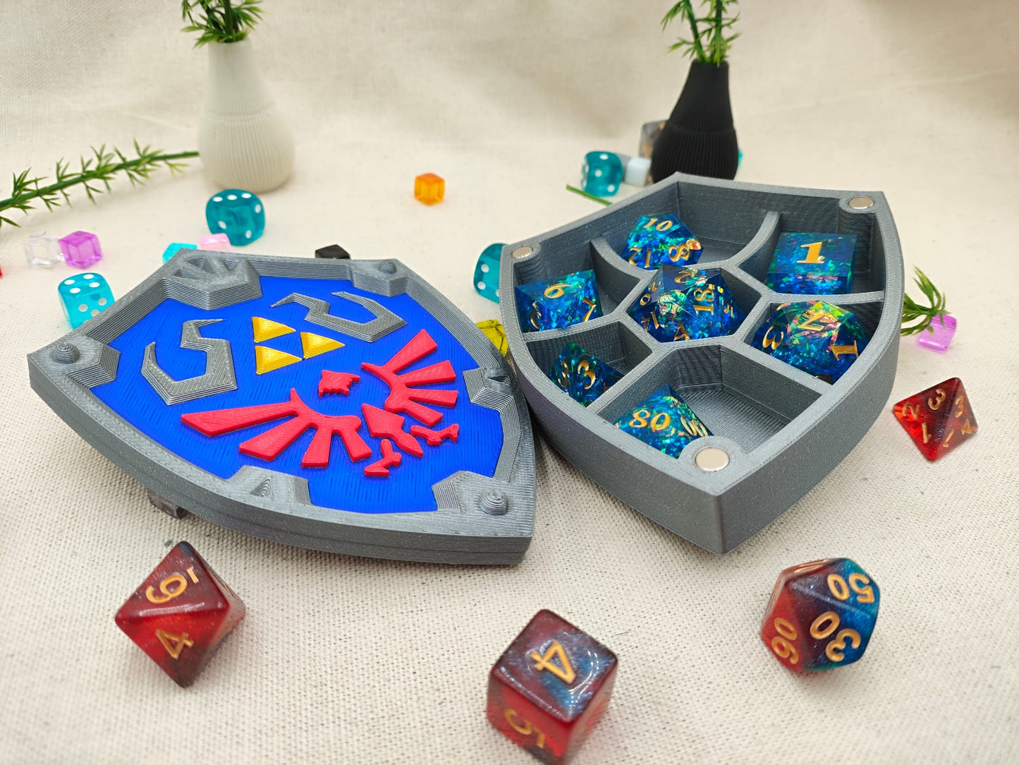 Caja dados de Rol - Escudo